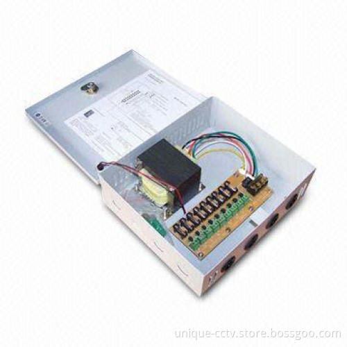 CCTV Power Supplies with Protection Against Over-voltage and Current